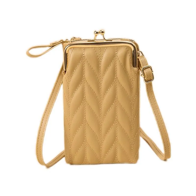 Women Mobile Phone Bag Pu Leather Purse Wallet Shoulder Pouch Small Crossbody Au