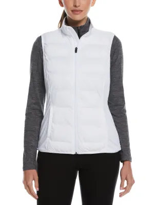Womens Quilted Front Vest
