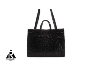 x Moose Knuckles Black Quilted Nylon Bag