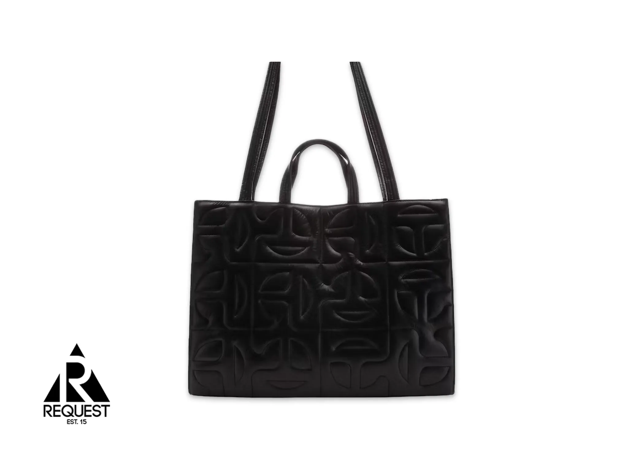 x Moose Knuckles Black Quilted Nylon Bag