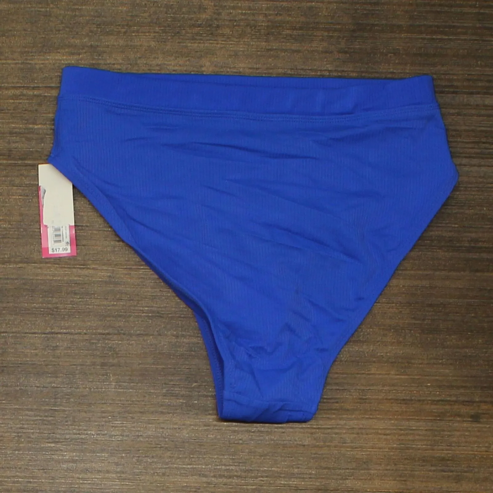Xhilaration Juniors' Ribbed High Leg High Waist Bikini Bottom 80319105