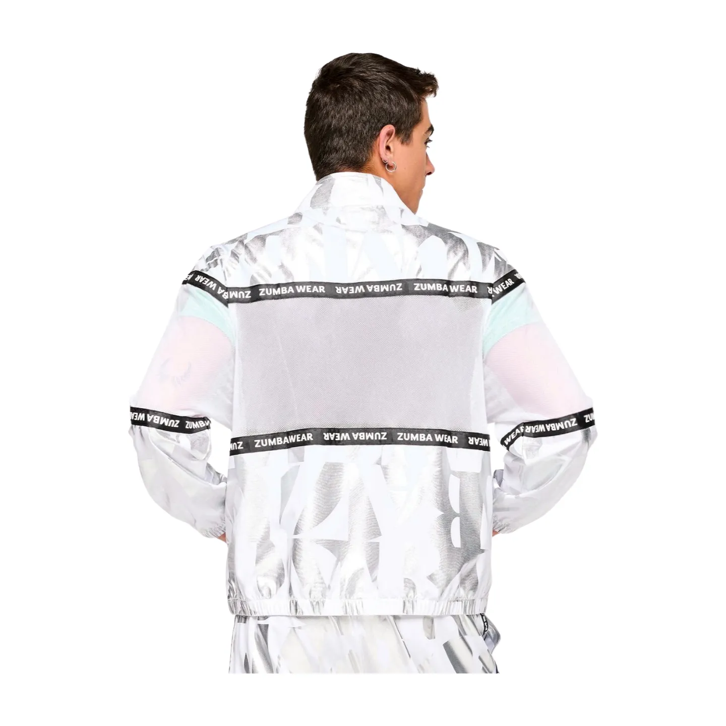 Zumba Out Loud Woven Jacket With Mesh Inserts